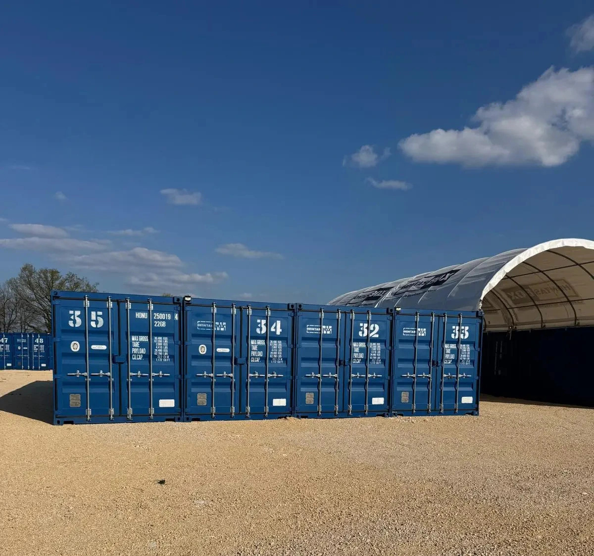 Box de stockage en container pour artisan professionnel - Hontas Box Cancon Lot-et-Garonne
