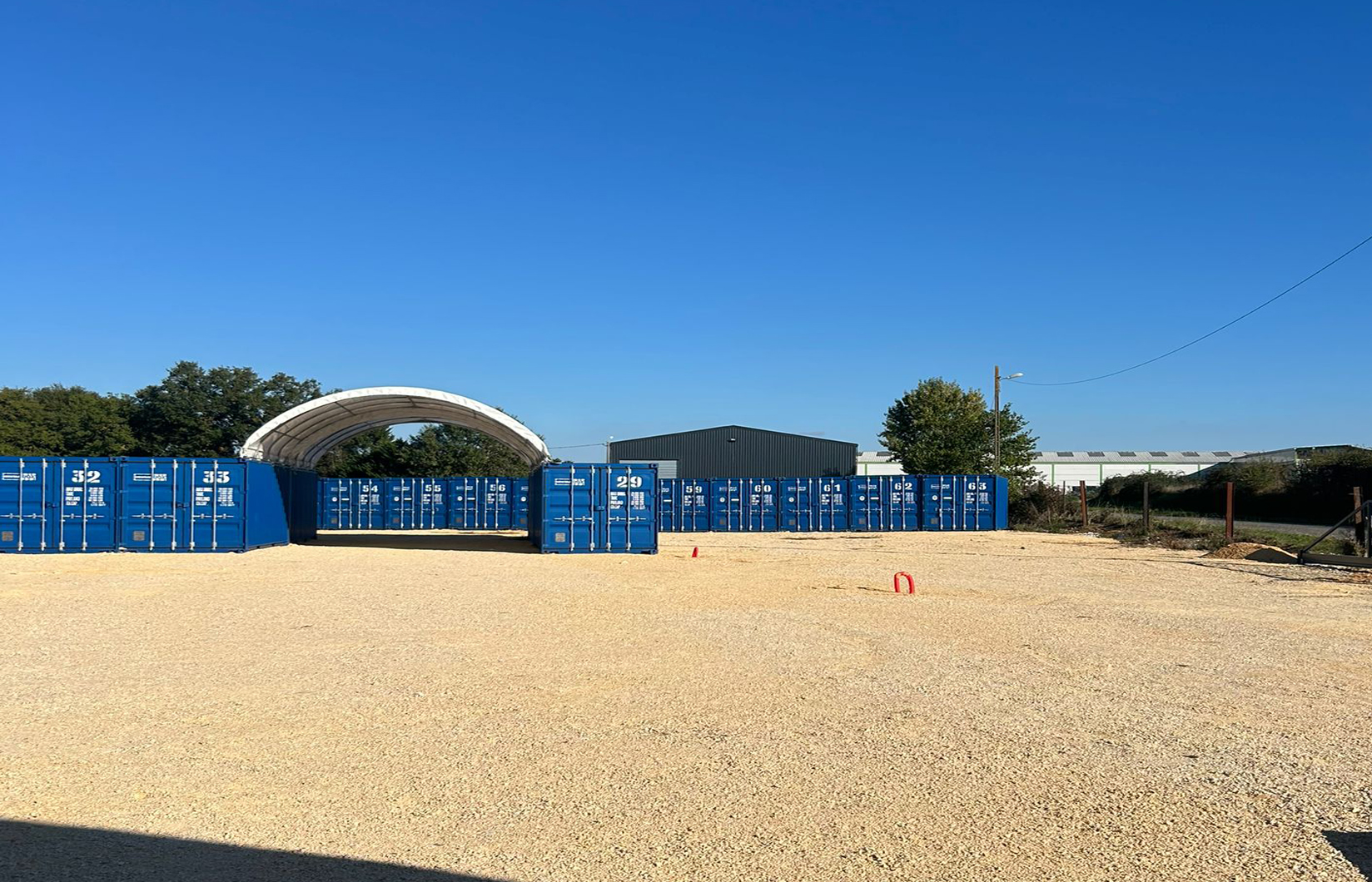 Vue globale centre stockage Hontas Box Cancon Lot-et-Garonne