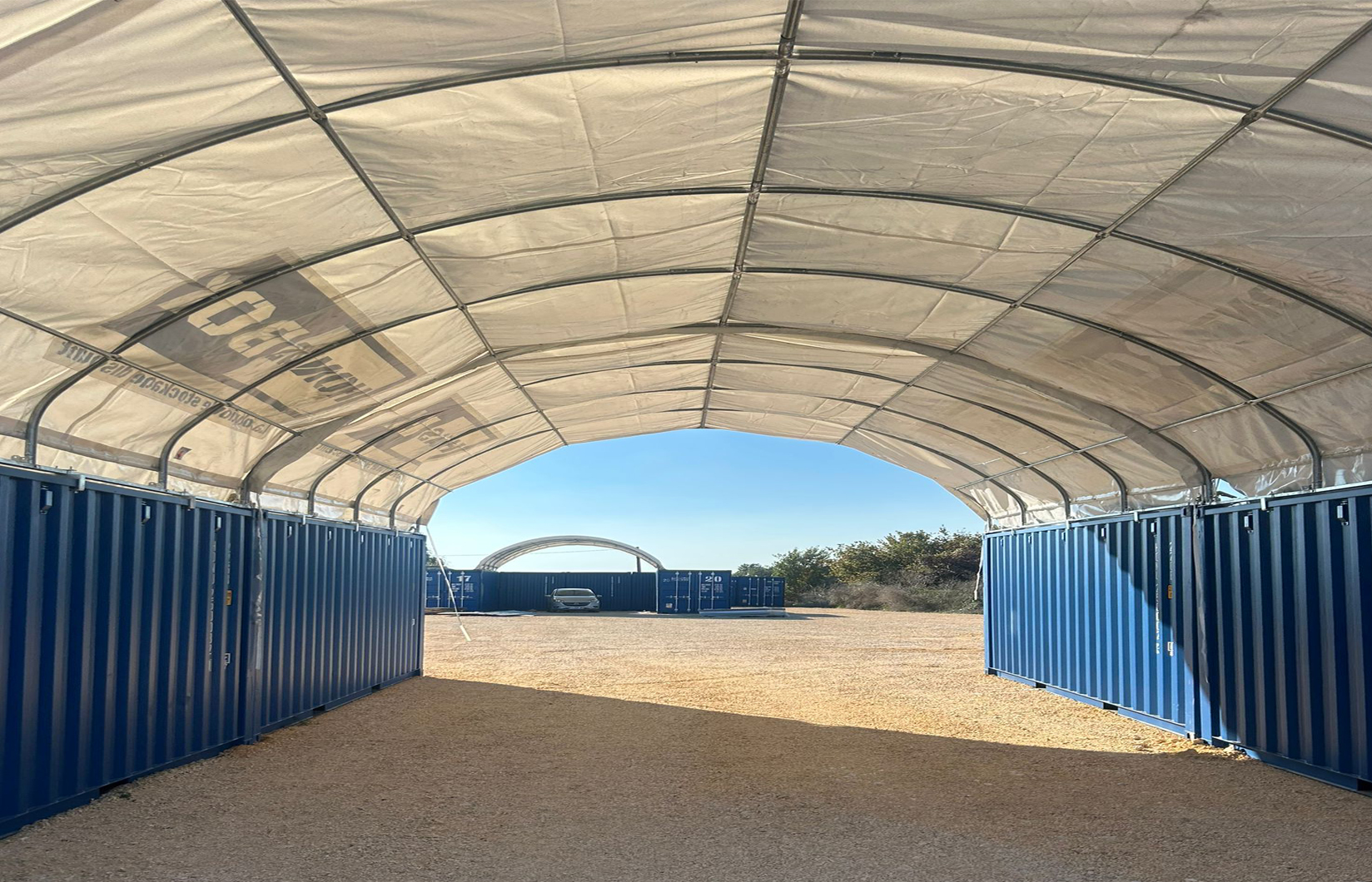 Containers stockage 40 pieds installation Cancon Hontas Box